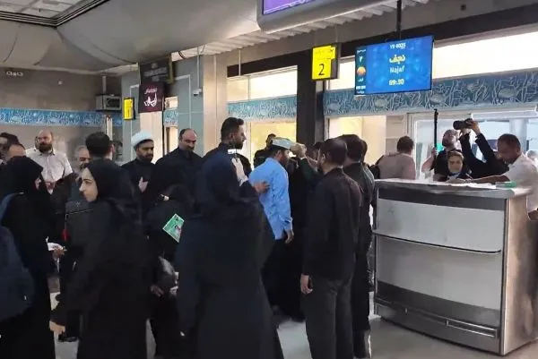 اعزام دومین کاروان زائران عتبات عالیات کیش از مسیر هوایی به نجف اشرف